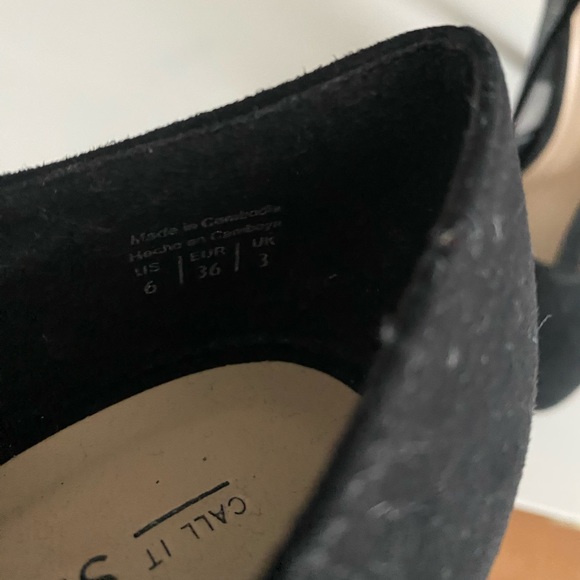 Spring Black Heels - Picture 3 of 3